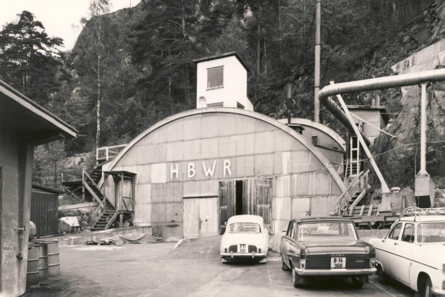 Bilde av Haldenreaktoren på 1950-tallet.